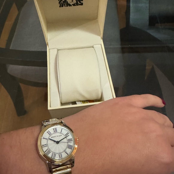 Anne Klein Silver and Gold Watch - Picture 6 of 6